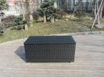 Brown Resin Wicker Storage Box