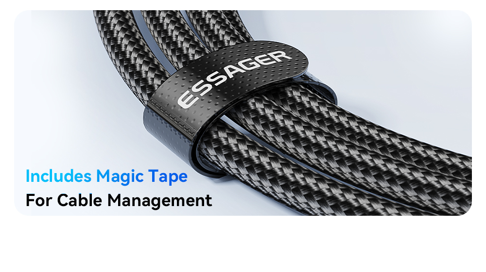ESSAGER ES-X47 Series 120W Type C Charging Cable USB to USB C