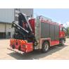 Buy cheap Fire Fighting 4X2 Emergency Rescue Fire Truck 228kw With 5 Ton Crane from wholesalers
