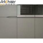 Home Improvement Kitchen Cupboard with Eased Edge Countertop and Pure Acrylic