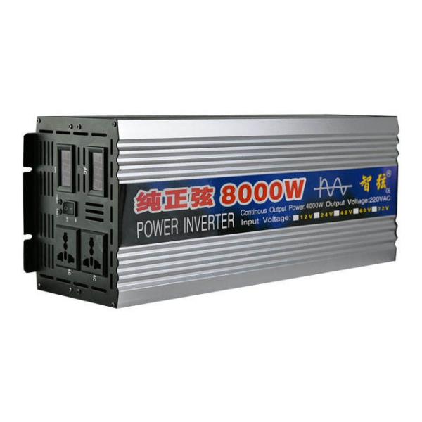 Buy cheap China Supplier 8kw DC 12V 24V 48V 60V To AC 220V 50Hz Pure Sine Wave off grid Inverter 8000W from wholesalers