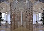 Relief Decorative Metal Screen Panels Different Textures / Colors For Different