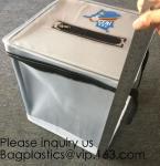 Pvc Ballot Voting Box Ballot Zipper Bag PVC Folding Ballot Bag, Pallet Security