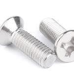 Stainless Steel A2-70 A4-80 / Ss304 Ss316 Bright Countersunk Socket Crossed Head