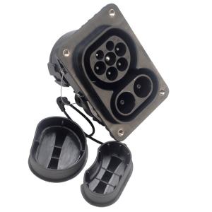 Buy cheap DC 1000V 200A CCS Electric Car Charging Sockets from wholesalers