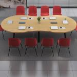 Modern Training Table and Chair Set for Productive Negotiations in Conference