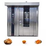 Industrial 16 32 64 Trays Electric Rotary Oven For Bakery Bread Baking Three