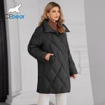 Thickened Bio Down Filling Winter Wardrobe Zipper Closure Fur Winter Jacket