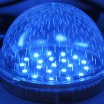 12* SMD3535 red green blue dmx512 80mm point light source outdoor decorative