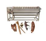 Diamond Spiral Shaft Carrot Potato Cleaning Peeling Machine for Food Beverage