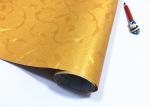 Golden Yellow , Self Adhesive Textured Wallpaper , 122cm/ 60cm x /50m/100m
