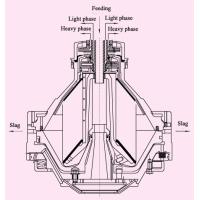 Buy cheap Vertical Shaft Centrifuge Heavy Diesel Oil Water Separator Capacity 3200 L/h product