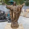 Buy cheap Bronze Statue Jesus Sculpture of Christ Brass Life Size hristian Religious hurch Metal Factory Spots Goods from wholesalers