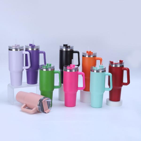 Buy cheap 40oz 1200ml Double Wall Vacuum Tumbler Bottle Car Cup Leak Proof from wholesalers