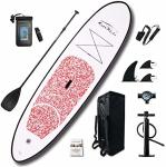 White 10'×30"×6" 17.6lbs Mens Paddle Board