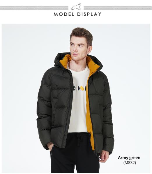 Casual Style Simple Man Winter Coat Mens Winter Jackets With Stand Collar