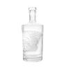 Buy cheap OEM Vodka Whiskey Glass Bottle Flint Glass Bottle Full Coated Painting Printing from wholesalers