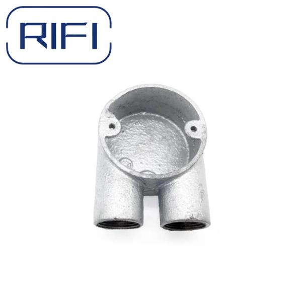 BS EN61386 Branch U Way 25mm Junction Box Malleable Iron Pvc Conduit Box