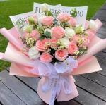 Solid Color Paper Flower Packaging Paper Waterproof Florist Bouquet Packaging