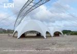 Aluminum Pvc Event Hall Tents Geodesic Crossover And Hexadome House Tents