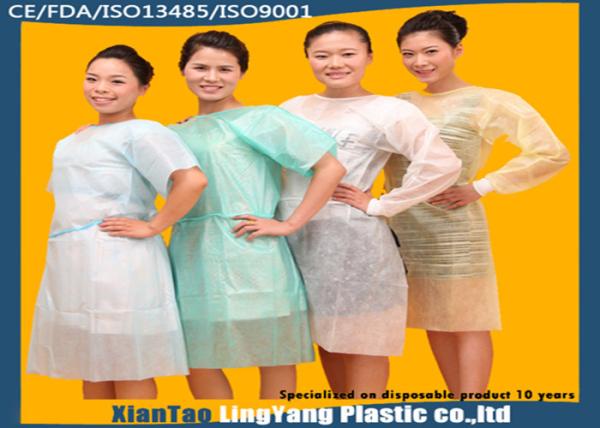 Buy cheap Light Green Sterile Waterproof Surgical Gowns Non Woven Surgical Products from wholesalers