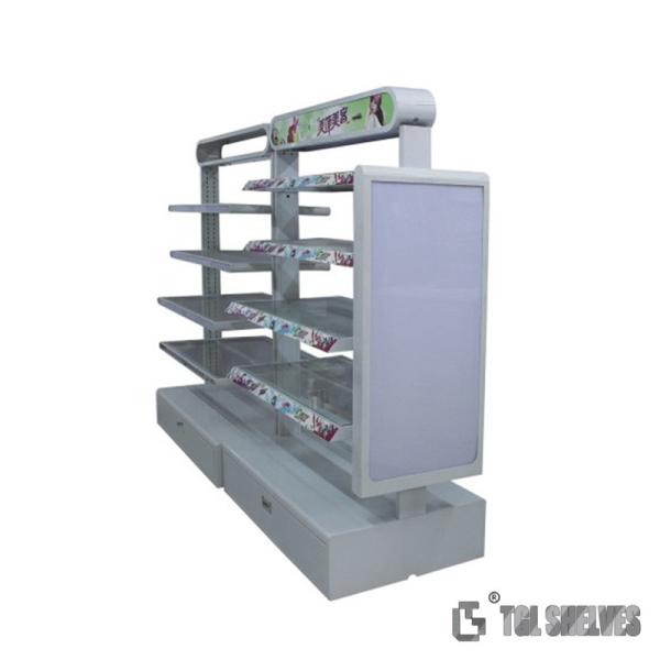 Buy cheap Material Steel Cosmetics Display Shelf For Salon Shop 45kg / Layer Capacity ODM from wholesalers