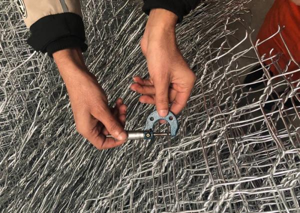 Buy cheap Durable River Control Gabion Basket , Pvc Coated Gabion Box Free Draining from wholesalers