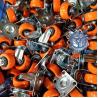 Buy cheap 2 Inch Orange PVC Swivel Caster Wheels Light Duty Factory Price from wholesalers