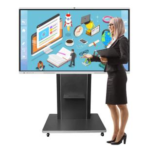China 85 Inch Touchscreen Whiteboard Monitor , Smart Interactive Panel Display on sale
