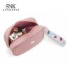 Buy cheap Waterproof Makeup Pouch Vanity Bag Portable Makeup Cosmetics Leather Wash Bag from wholesalers