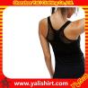 Buy cheap 95% Bamboo 5% Spandex Ladies Gym Tank Tops Bamboo Gym Wear Scoop Neck from wholesalers