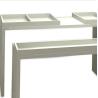 Buy cheap Simple White Cosmetic Product Display Stands , Wooden Makeup Store Cosmetics from wholesalers