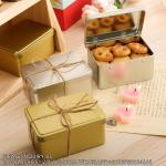 Tin Box Containers 3.7 X 2.4 X 0.8 Inch Metal Tins Storage Box, For Home Storage