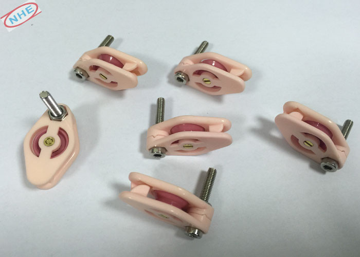 Ceramic Guide Roller prevents wire jumping aluminum ceramic caged pulley