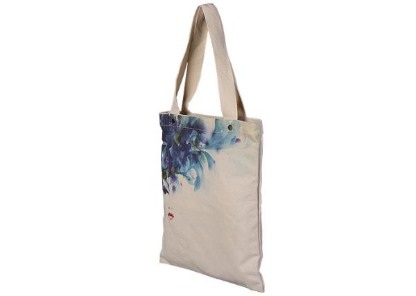 Buy cheap Promotional Shopping Stylish Eco Canvas Bags Tote Bag With Zipper from wholesalers