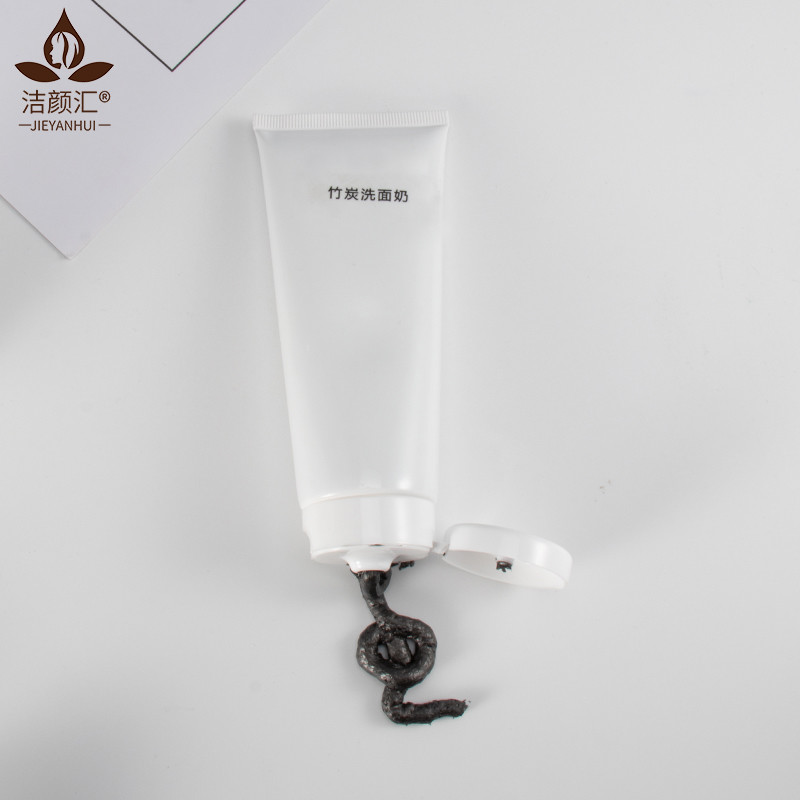 100g Foaming Facial Cleanser Organic Bamboo Charcoal Clean Clear Foam Cleansing Exfoliating