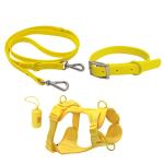 PVC Dog Collar And Leash Harness Custom Logo Waterproof Soft Set OEM ODM