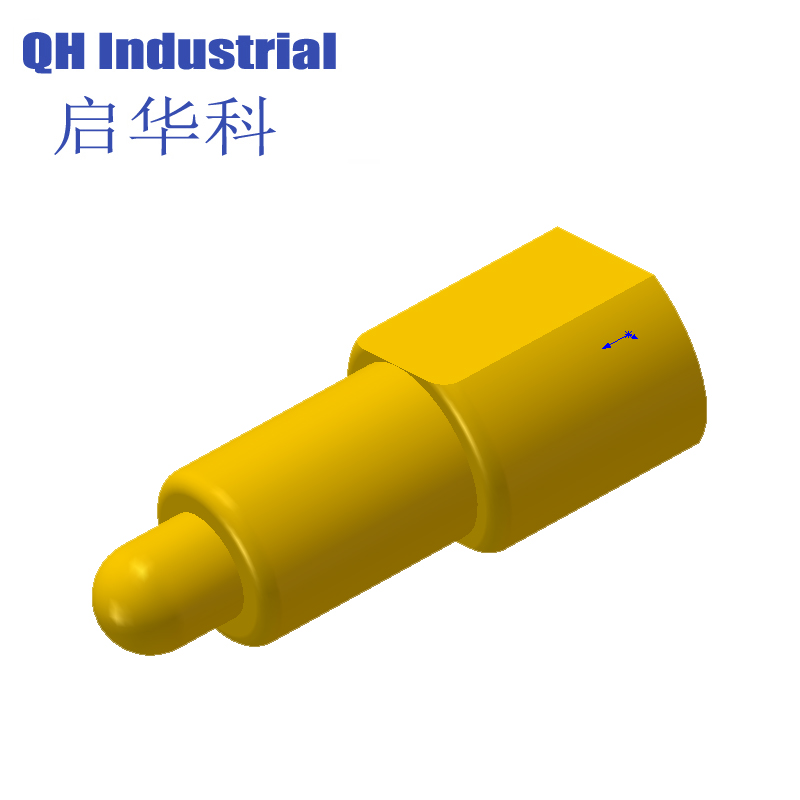 SMD 8.0mm Customized Telecom Screw Rf Pogo Pin Ni Plating Keyboard DIP Magnetic Pogo Pin 