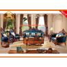 Buy cheap American style furniture italy classic wooden wedding genuine leather sofa set designs from wholesalers