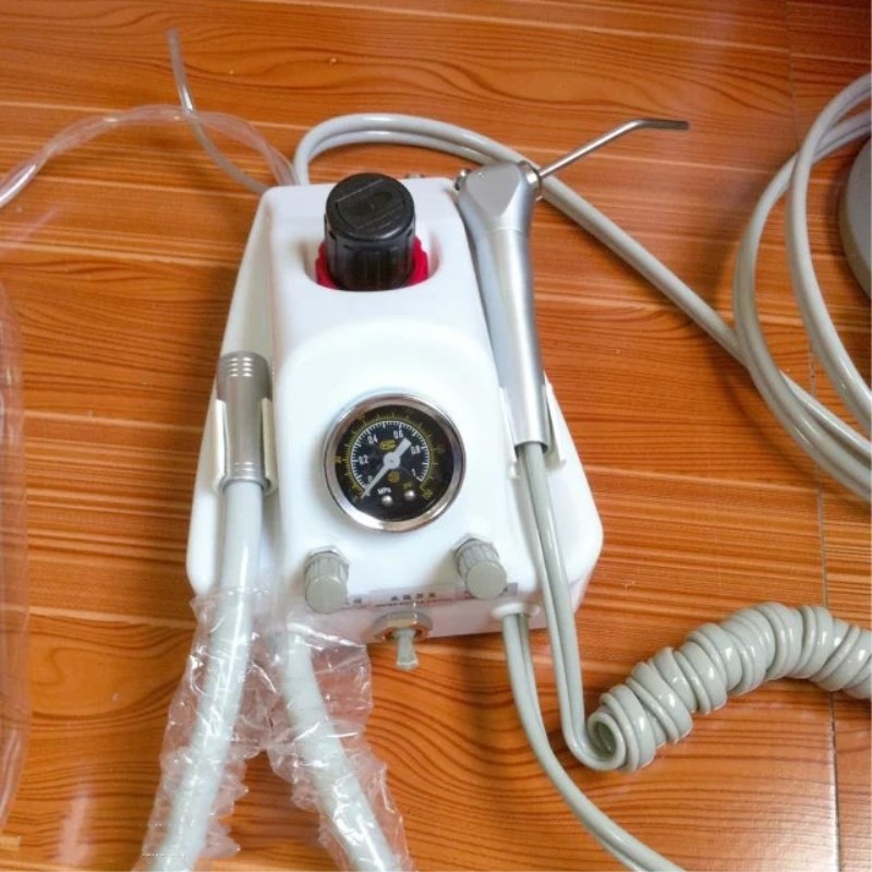 Plastic Metal Dentaire Portable Dental Turbine Unit With Bottle
