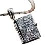 Buy cheap Sterling 925 Silver Holy Bible Pendant Men Women Retro Necklace (003967W) from wholesalers