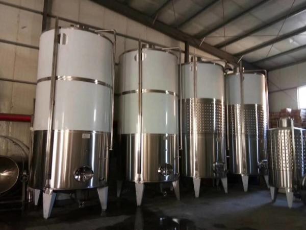 Buy cheap Single Wall 3mm Fruit Wine Fermentation Tank , Wine Fermenting Equipment from wholesalers