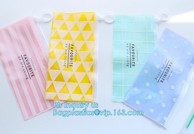 Slider Zipper PVC Pouch Clear Vinyl PVC Zip lockkk Bag, slider bag for underwear packaging slider zipper vinyl bag for clot