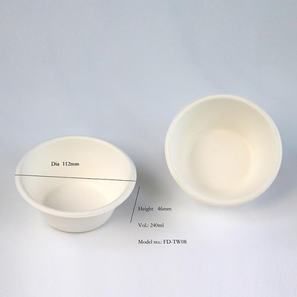 Buy cheap Ice Cream 8oz Biodegradable Bagasse Tableware Disposable Paper Bowls from wholesalers