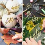 DecoArt water based permanent Metallic markerkey marker Decoink Glass marker