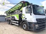 In 2019 Zoomlion Remanufactured Used Concrete Boom Truck 49 Meters Installed