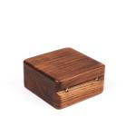 luxury Wooden box with lid ring jewelry box Wedding diamond ring gift box