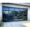 Buy cheap Glass Garage Cheap Price Black Waterproof Excellent Insulation Aluminum Sectional Door For Residential House In Grey from wholesalers