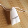 Buy cheap White Velvet Small Drawstring Pouch , Power Jewelry Pouches With Logo from wholesalers