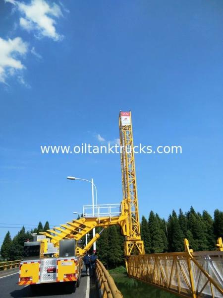 Buy cheap High Efficiency 22m Under Bridge Inspection Truck With Hydrostatic Drive VOLVO 8x4 from wholesalers